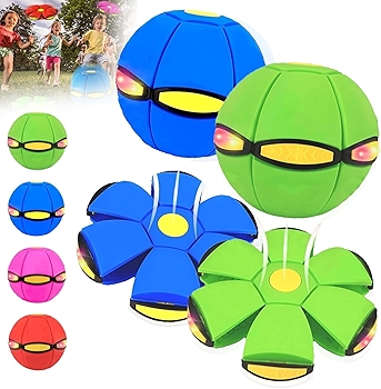 Magic Bouncing Ball - 2-in-1 Dual-Form Light-Up Toy for Indoor & Outdoor Use