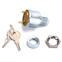 Vista 6 de 10L0L Golf Cart Starter Ignition Key Switch for EZGO Electric Golf Cart 17421G1, 2 Terminal Prongs