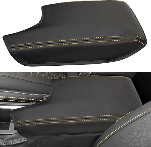 LOCOY Funda para reposabrazos de consola central compatible con accesorios Subaru Crosstrek 2018, 2019, 2020, 2021, 2022, 2023, funda protectora