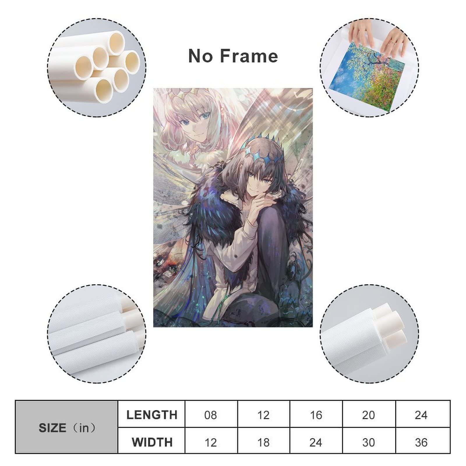 Amazon.co.jp: 絵画 オベロン FGO ポスター プリントアート 背景壁