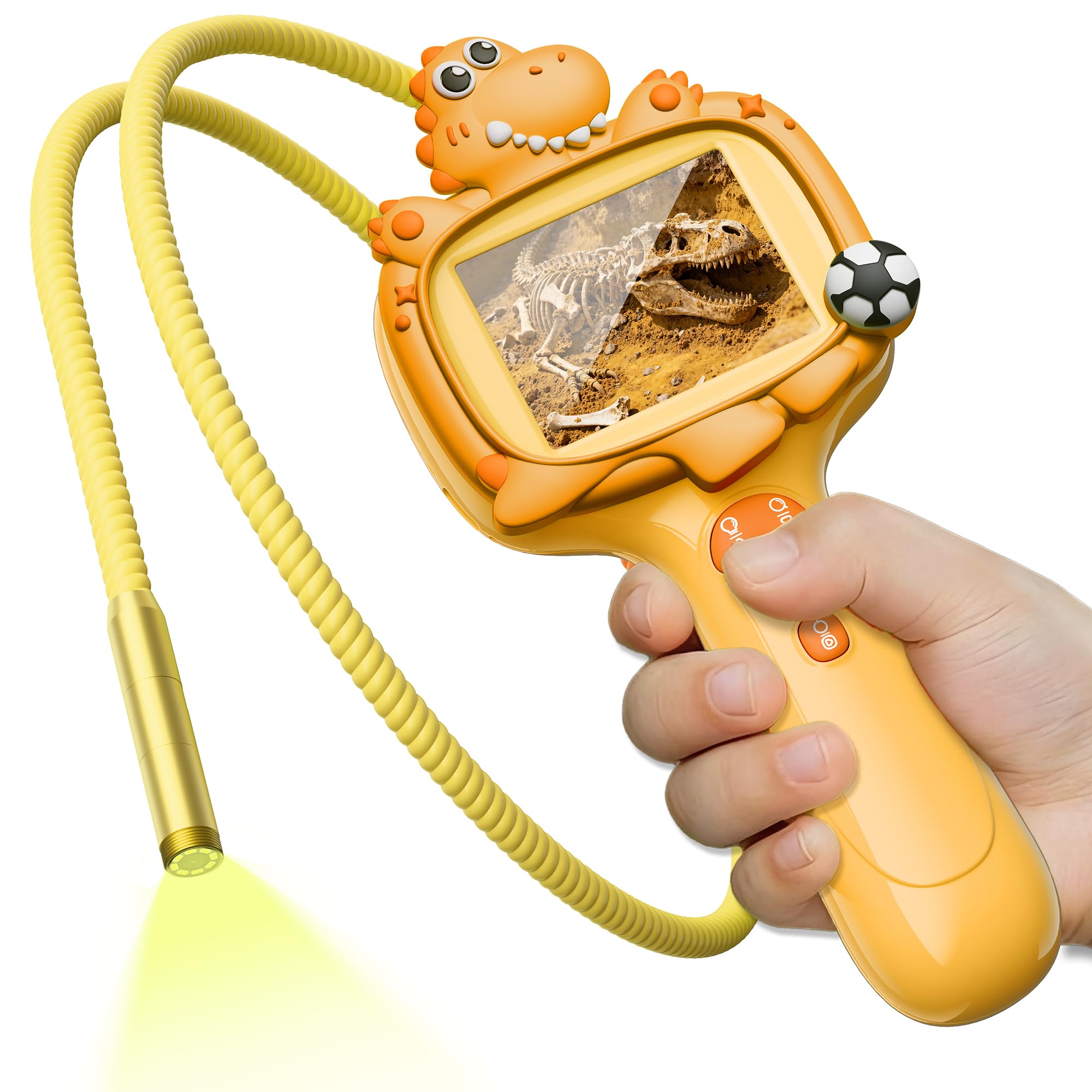 GMYGBY Dinosaur Borescope Snake Camera Toy Kids Outdoor Toy Kits