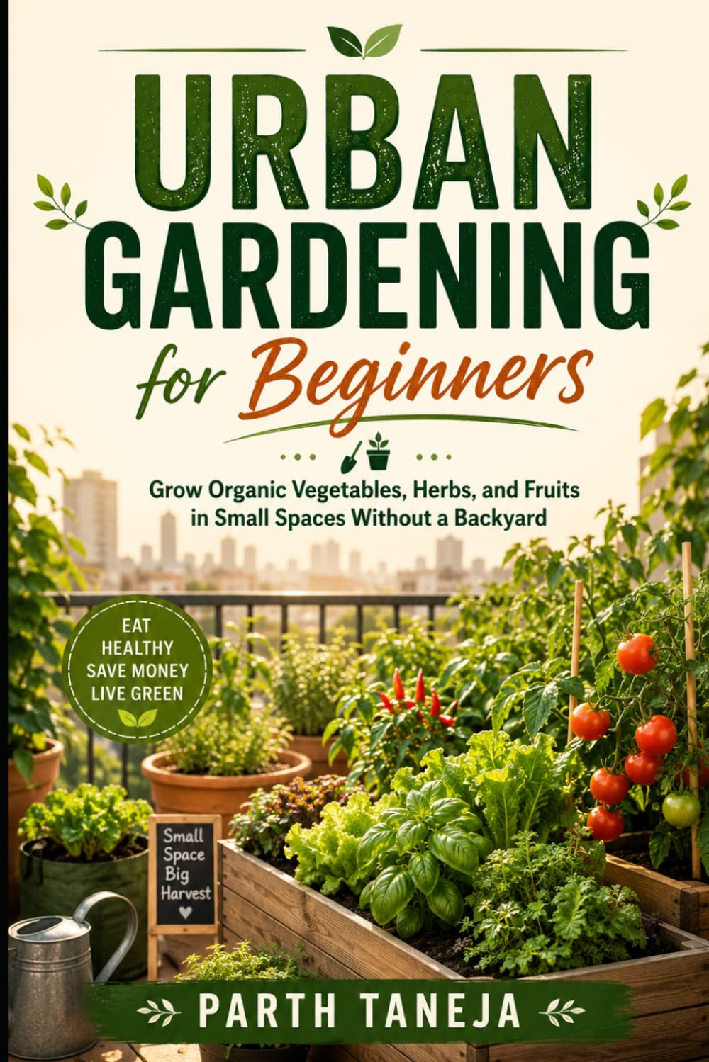 Urban Gardening for Beginners: Grow Organic Vegetables, Herbs, and Fruits in Small Spaces Without a Backyard — A Step-by-Step Guide to Balcony, ... Bed Gardening (HOMEGROWN HARVEST COLLECTION)