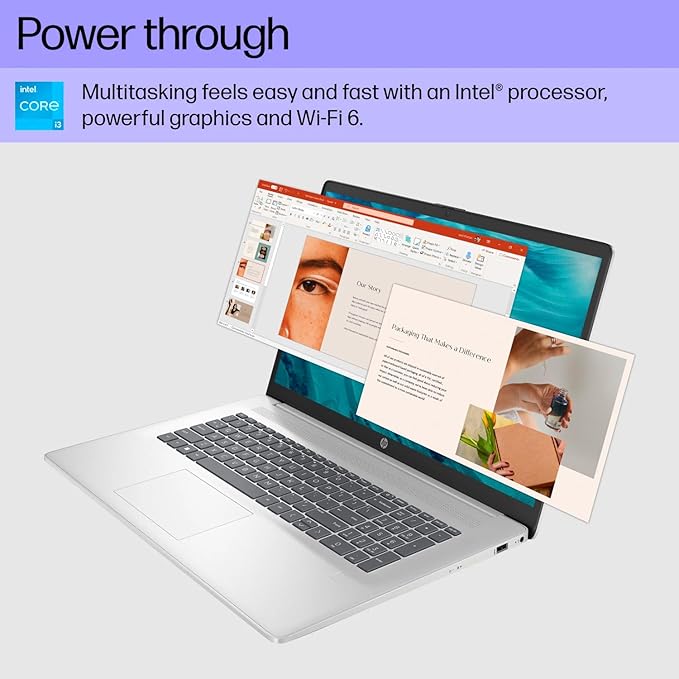 HP Laptop Essential 17.3" FHD Intel Core i3-N305 32GB RAM 2TB SSD Win11 miniatura 4
