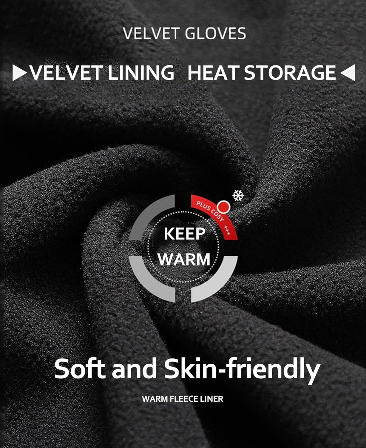 Long Keeper Kids Gloves Cold Weather Windproof Winter Sports Gloves for Boys Girls Anti Slip Childrens Running Riding Gloves - Image 3