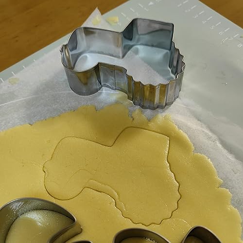 Miniatura 3 de Cortador de galletas de tractor de 3.3 pulgadas, moldes para cortar galletas para niños, fiesta temática de granja