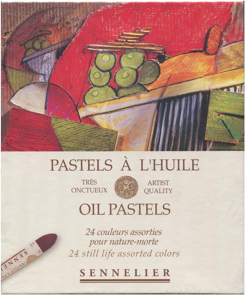 SENNELIER Oil French Pastel for Professional Artists, Introductory Set of 24