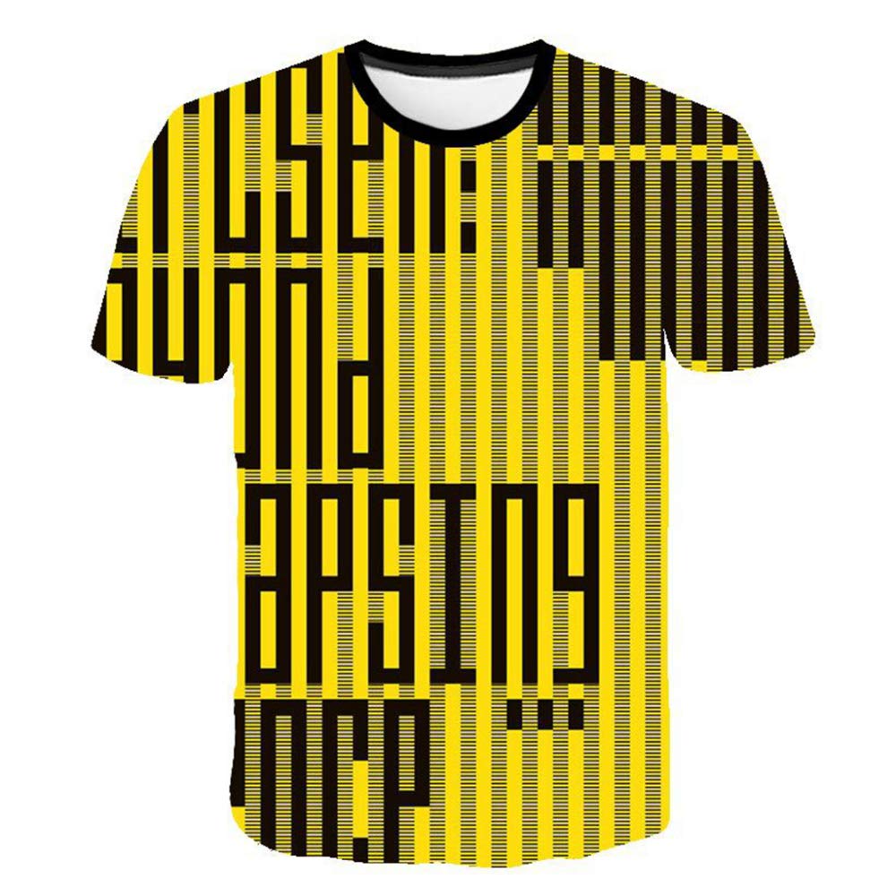 Lozse Unisex 3D T-Shirt Casual Short-Sleeved Men and Women Fashion T-Shirt