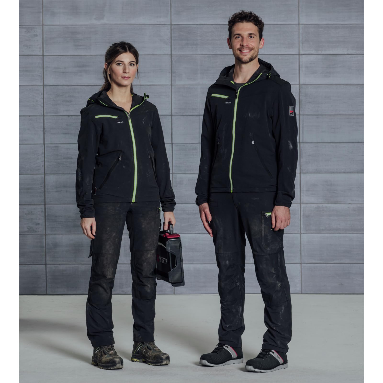 WÜRTH MODYF Bundhose Stretch Evolution - professionelle Arbeitshose für Herren - Bundhose mit Knieschutztaschen - in den Größen 24-118 in Schwarz und weiteren Farben