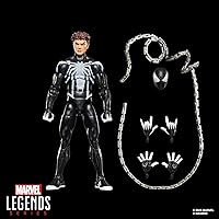Vista 7 de Marvel Legends Series Spider-Venom, Retro Cardback Spider-Man Comics Collectible 6-Inch Scale Action Figure