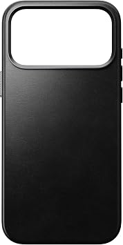 NOMAD Traditional Leather Case For iPhone 17 Pro Max Protective Case Made of High-Quality Genuine Leather MagSafe Compatible Black Horween