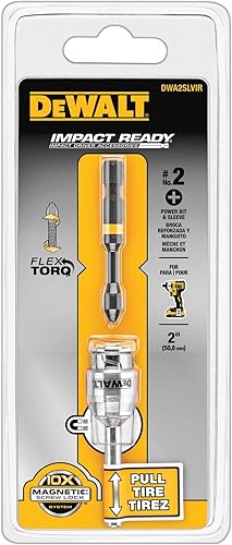 Miniatura 5 de DEWALT FlexTorq Magnetic Bit Holder, Impact Ready, 2-Inch (DWA2SLVIR)