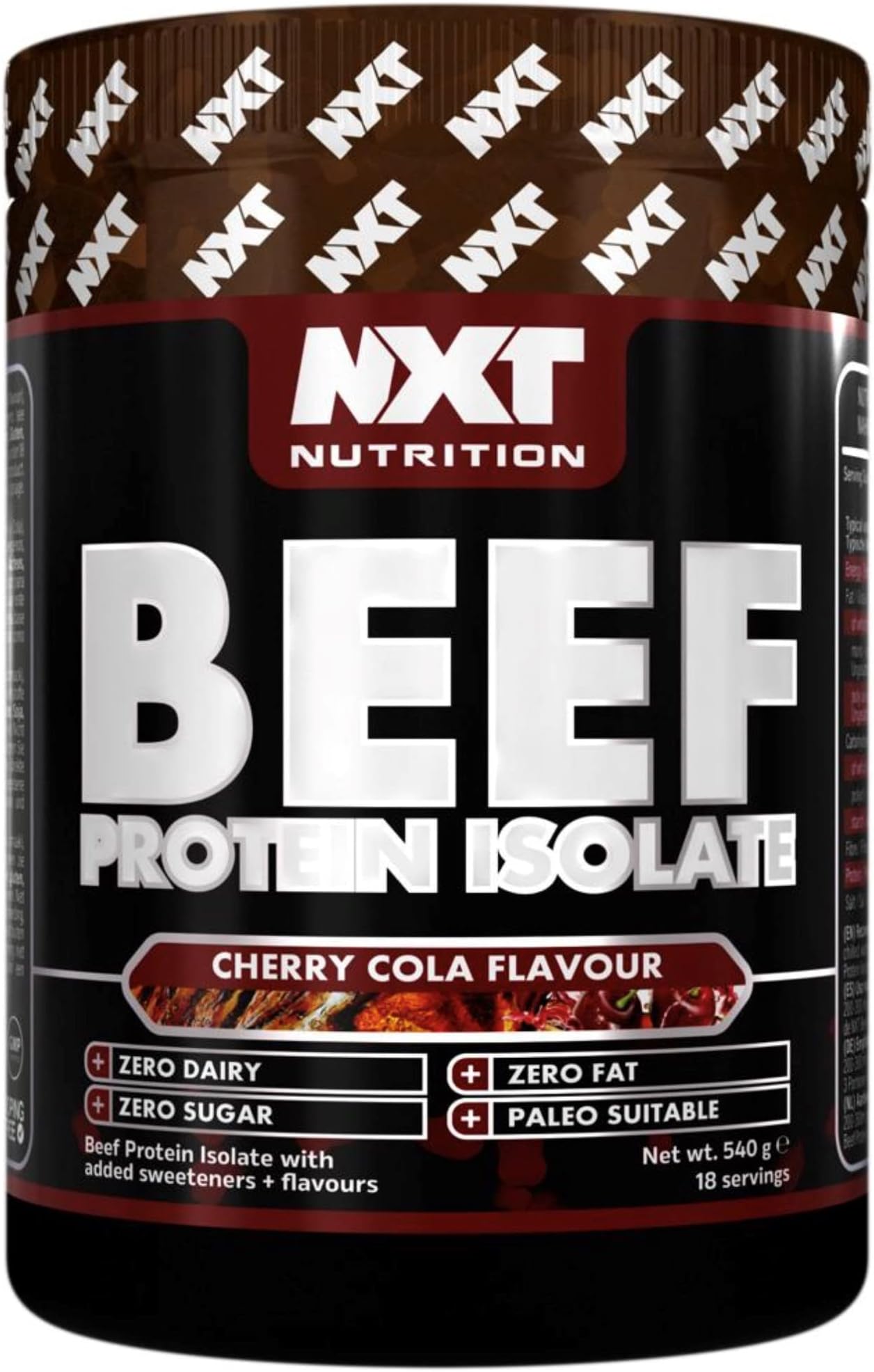 NXT Beef Protein Isolate Cherry Cola 540G 18 Servings