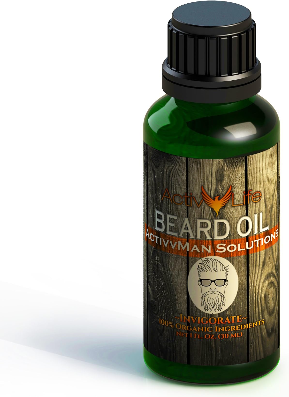 Sale: Beard Oil & Conditioner - 100% Organic Vitamin Rich Oils, Conditions and Tames While Promoting Beard Growth, Relieves Itchy Skin & Softens Coarse Hair (Invigorate)