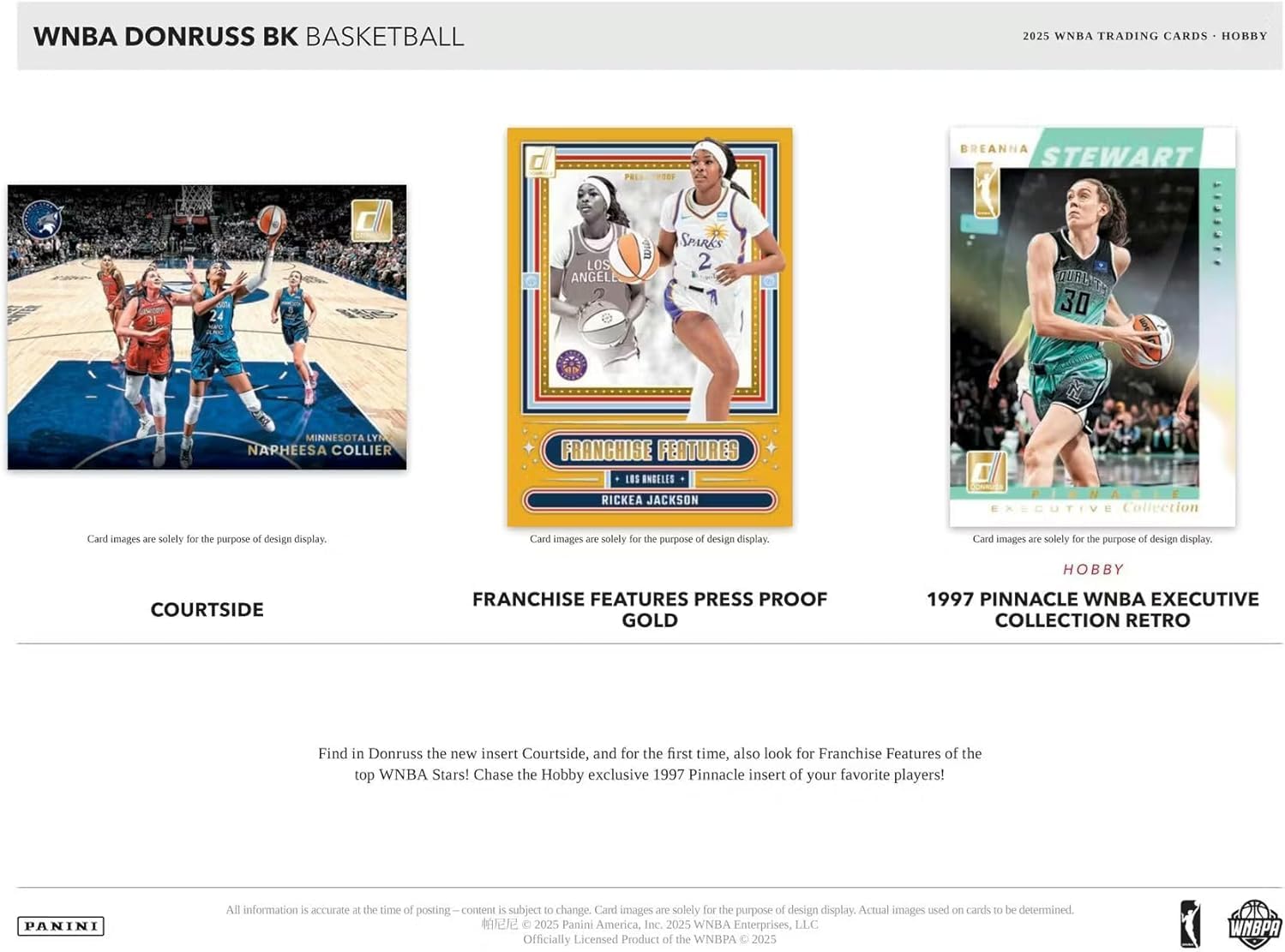 2025 Panini Donruss WNBA Basketball Blaster Trading Card Box (Blaster Exclusive Lava & Laser Parallels)