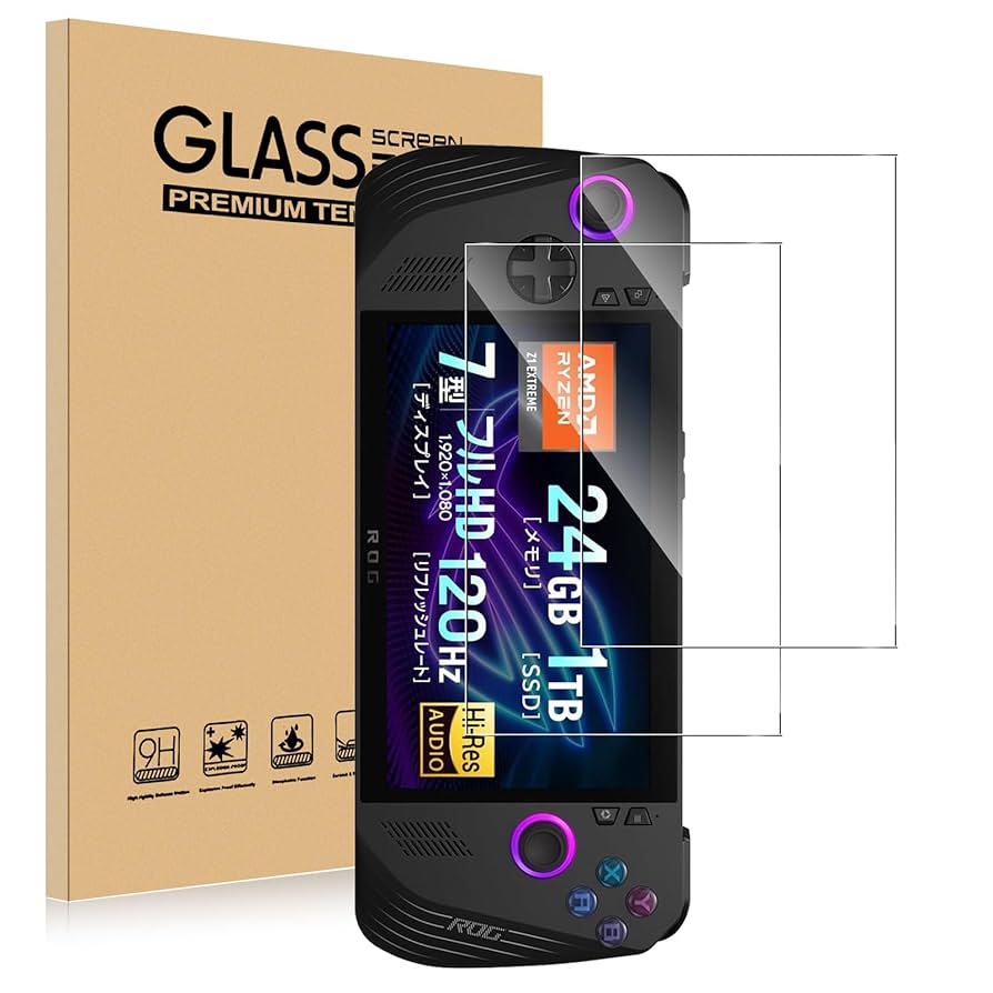 訳アリ　[2枚セット] ROG Ally (2023) フィルム ガラスフィルム 訳アリ [2枚セット] ROG Ally (2023) フィルム ガラスフィルム