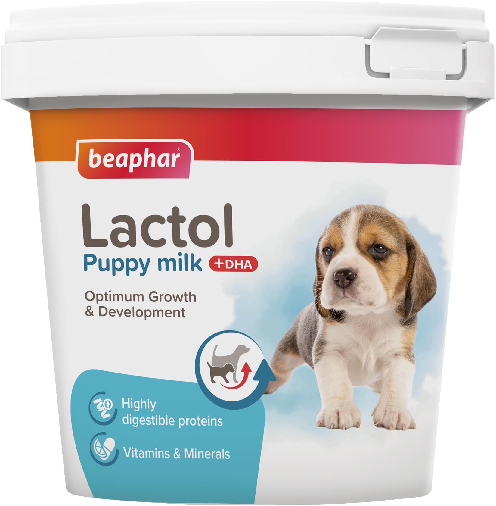 Beaphar - Lactol Puppy Milk 2kg - Milk Replacer & Complete Feed for Newborn & Weaning Puppies – For growth & development – Contains DHA, Vitamins & Minerals – Ideal for Hand-Rearing – Use from Birth