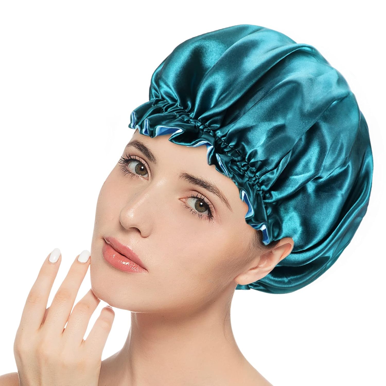 Silk-Lined Satin Bonnet for Women Large Size, Liberia Ubuy