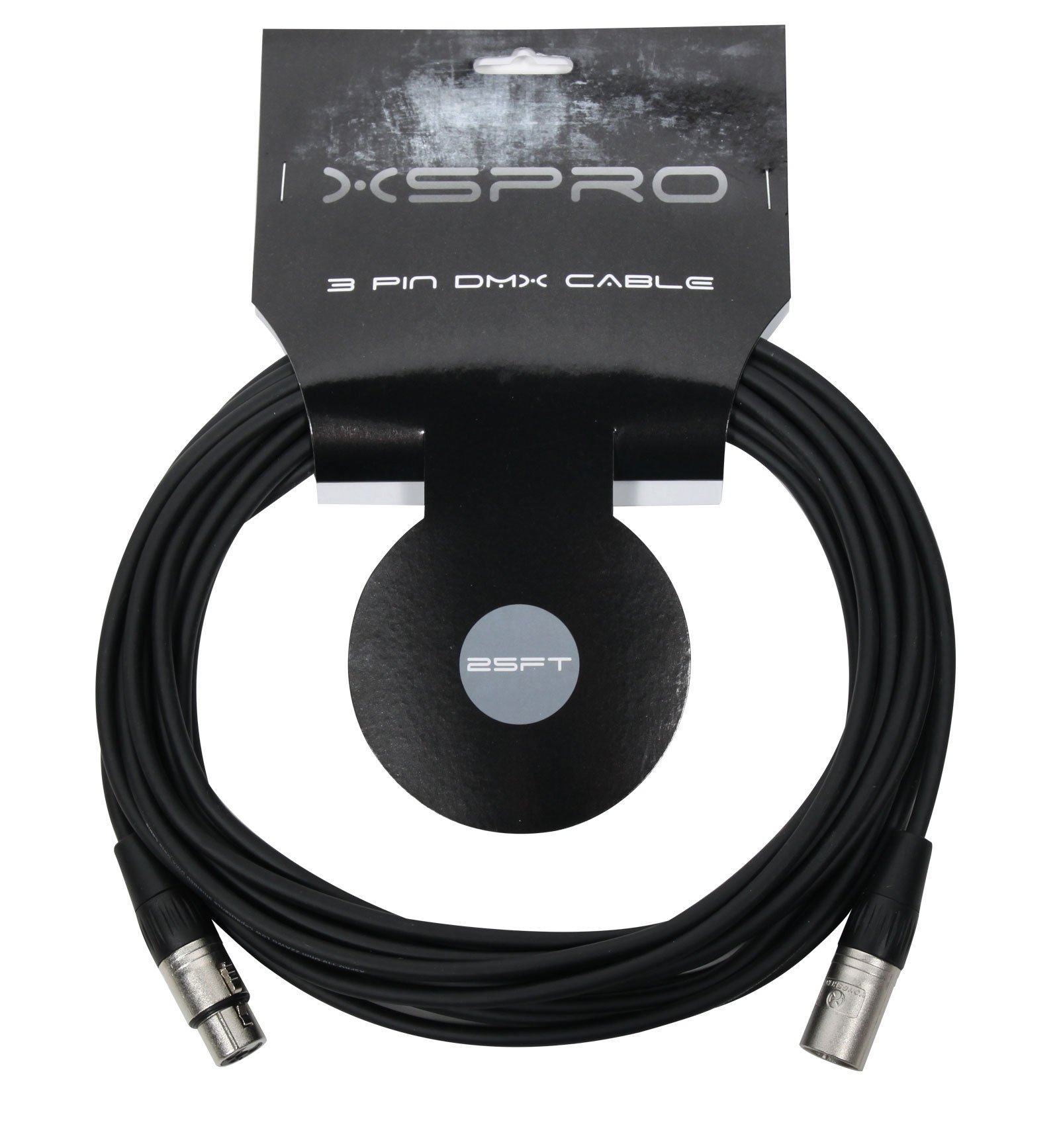 XSPRO Stage or Studio Cable, 25' (XSPDMX3P25)