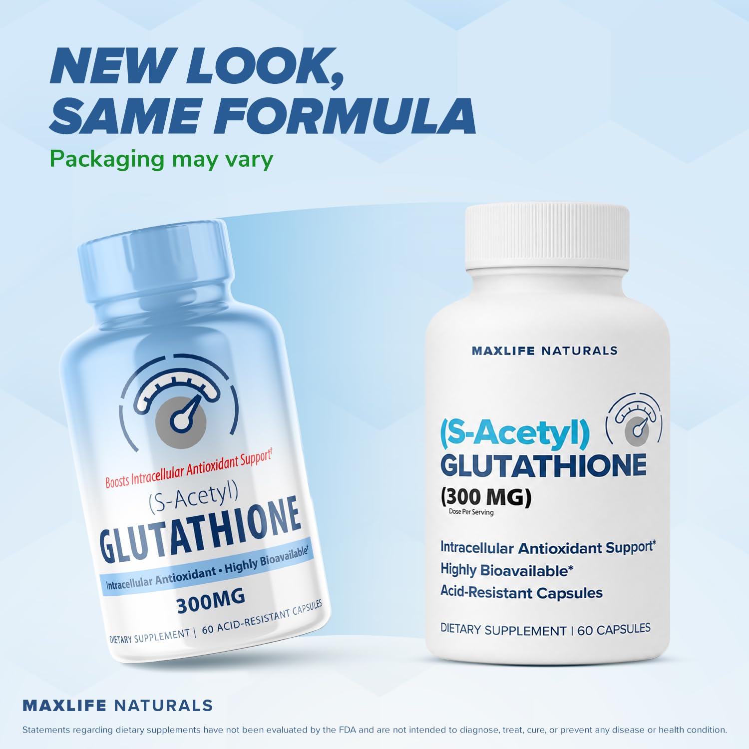 MaxLife Naturals S-Acetyl L-Glutathione 300mg Capsules 60 Count Made in USA — Amazon image 2