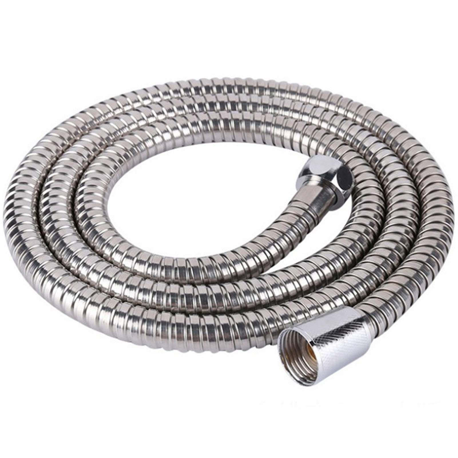 Manguera de ducha, manguera de repuesto flexible de acero inoxidable, tubo de ducha universal de 2 m para un baño fácil, duradero y resistente a la corrosión