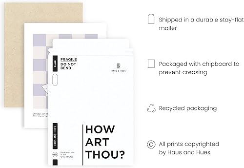 Miniatura 3 de HAUS AND HUES Decoración pastel danesa, arte de pared estético morado, bonitos pósteres de habitación, impresiones pastel danesas (sin marco, 12 x