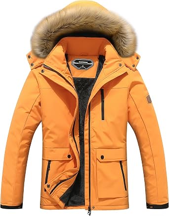 MOERDENG Womens Waterproof Ski Snow Jacket Winter Warm Hooded Snow Coat Mountain Windproof Ski Jacket For Women