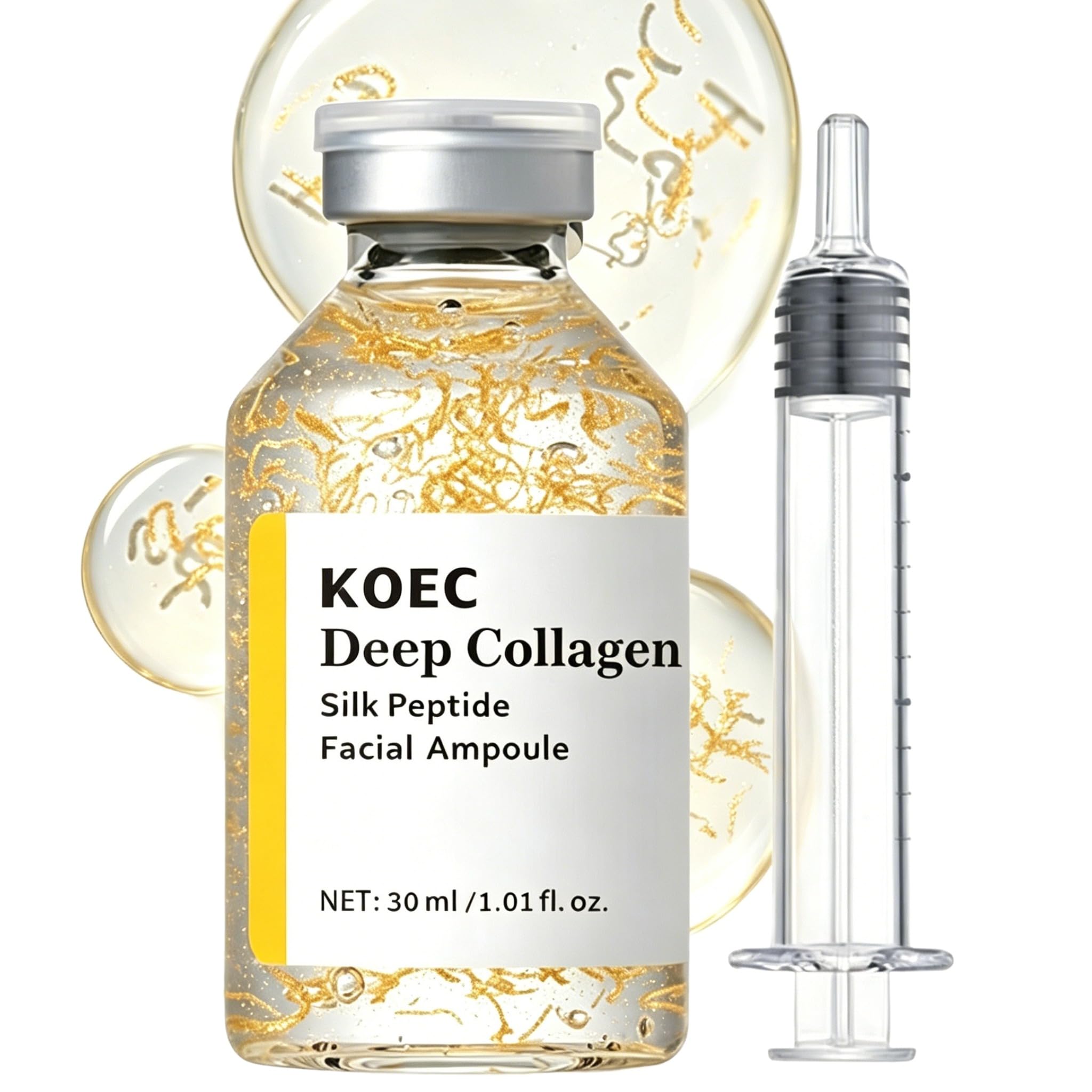 Amazon.com: KOEC Deep Collagen Silk Peptide Facial Ampoule Face