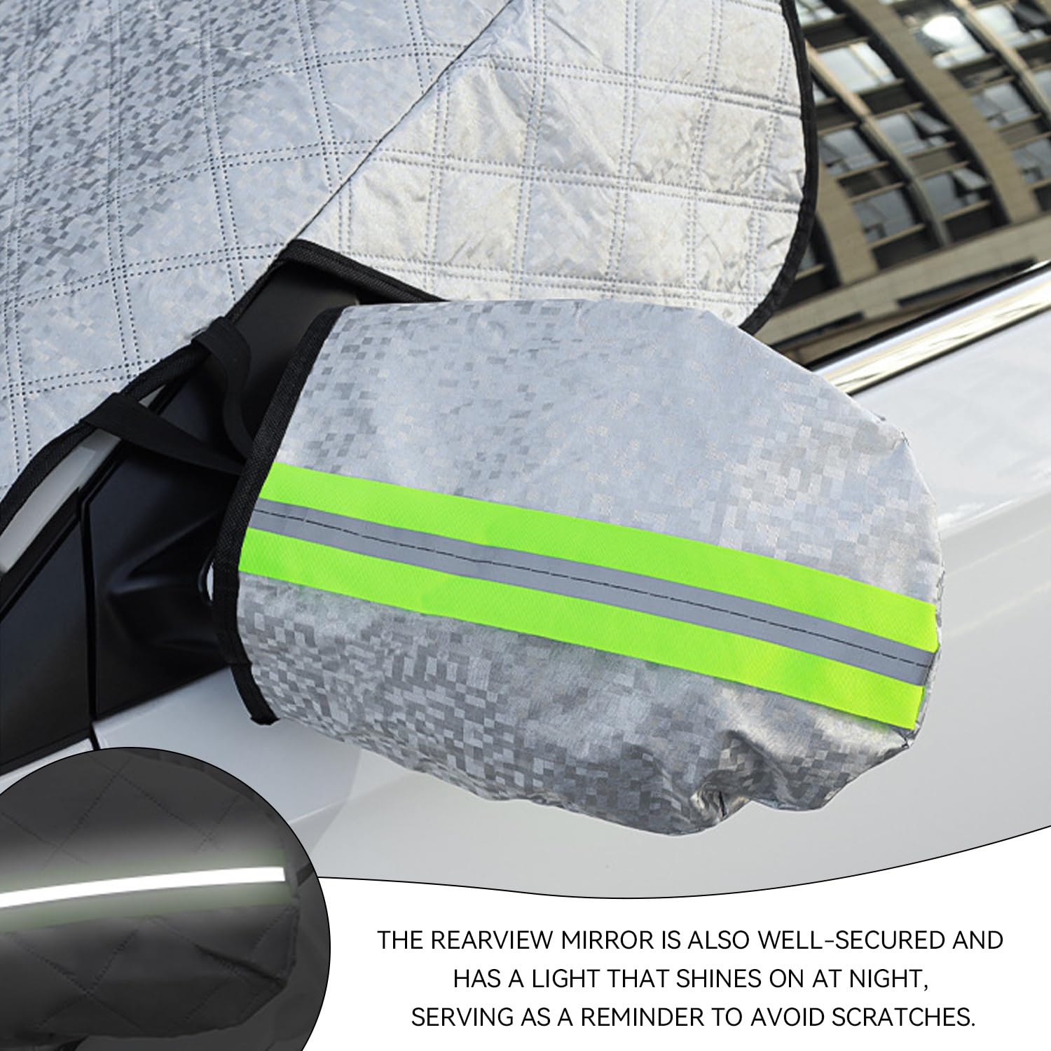 Maglia da Neve Parabrezza Protezione Magnetica Antigelo Parasole Accessori
