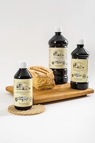 Vista 8 de Back to Basics - Extracto de vainilla puro - 8 onzas - Vainilla mexicana - Para mejorar los sabores en la cocina, hornear y hacer postres 8 onzas