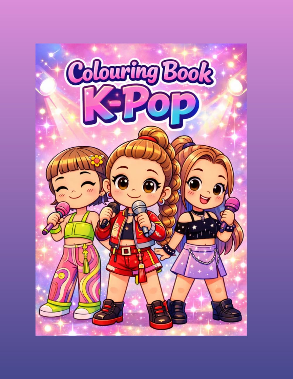 Colouring Book K-Pop: Fun and Creative K‑Pop Inspired Characters for Kids and Teens