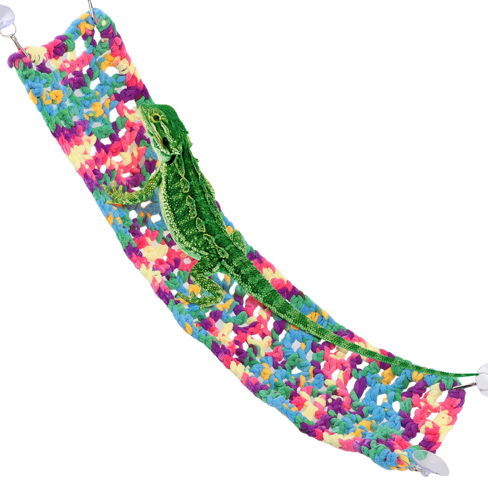 Gugxiom 30 x 7 Upgraded Soft Reptile Lizard Hammock Soft Reptile Lizard Hammock Comfortable Breathable Swing Hanging Sleeping
