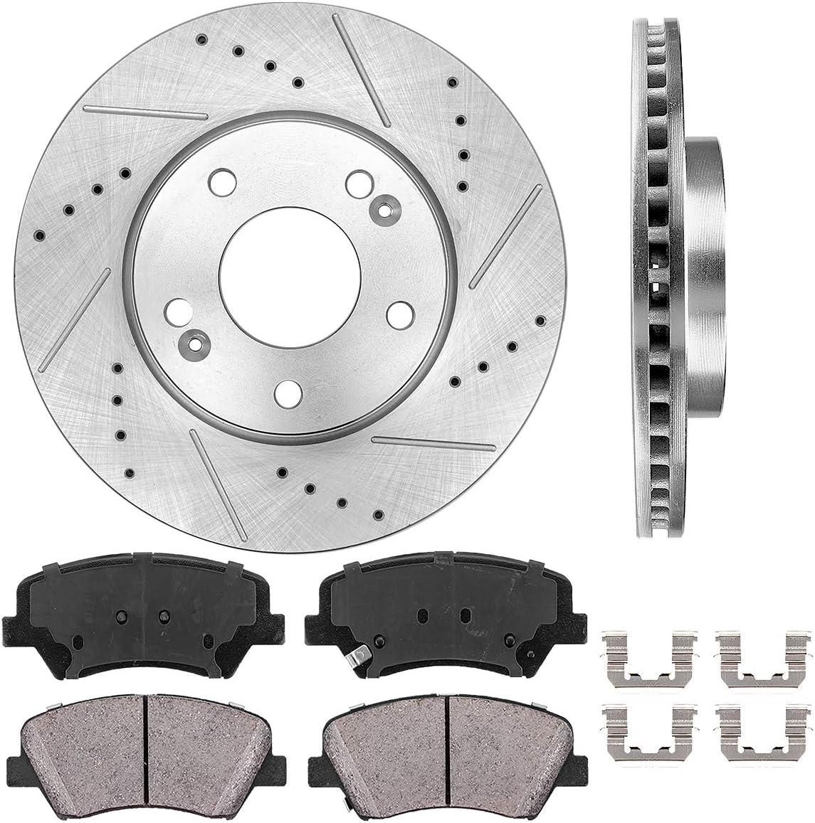 Detroit Axle Front Brake Kit for Hyundai Elantra Coupe GT