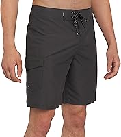 Quiksilver Men's UPF 50 Quick Dry 20" Board Shorts - Regular Fit Fixed Waist Swimwear