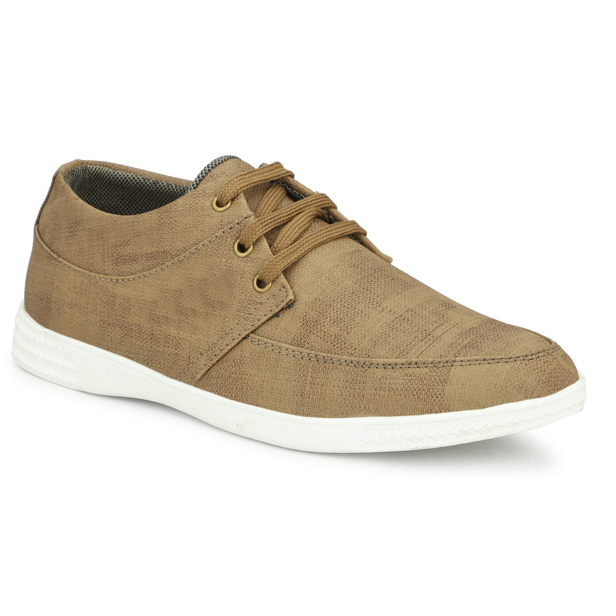 LEE GREEM Mens Beige Comfortable & Smart Canvas Lace Up Running Walking Casual Canvas Shoes Sneakers 7 UK IND (B08GCT24PB) Amazon Price History, Amazon Price Tracker