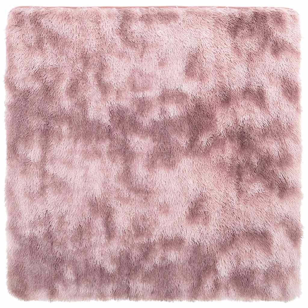 Tapis Shaggy à Poils Longs NAVARRA Rose poudré 160x160 cm,Maison & Jardin,Décorations,Tapis,1.75 kg-4102873
