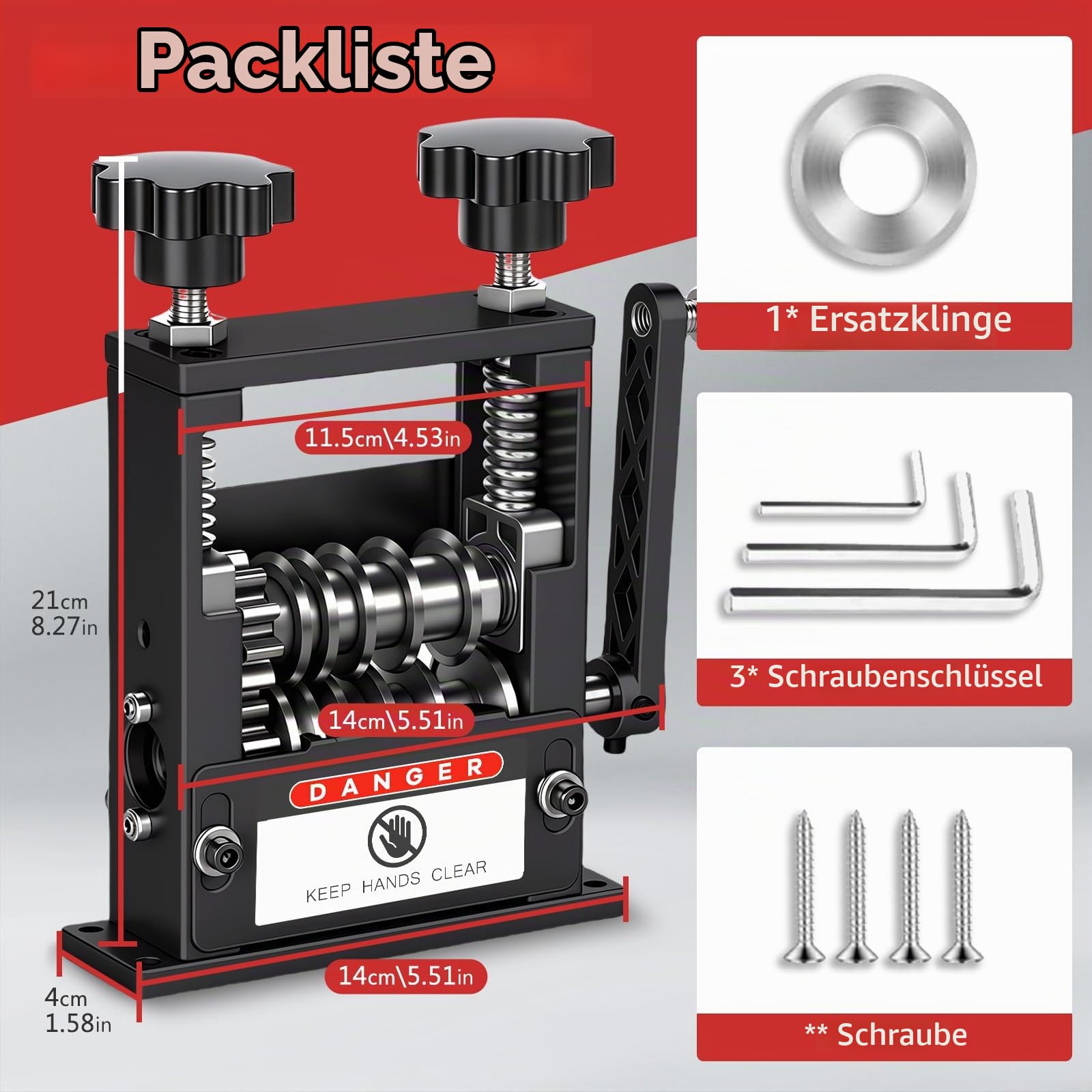 Manuelle kabelschälmaschine, Kabelabisoliermaschine 6 Kanälen | Elektrisch Abisolierwerkzeug für 3-17 mm Kabel Kabelabisolierer Maschine Kabelschäler für Kupferdraht Recycling