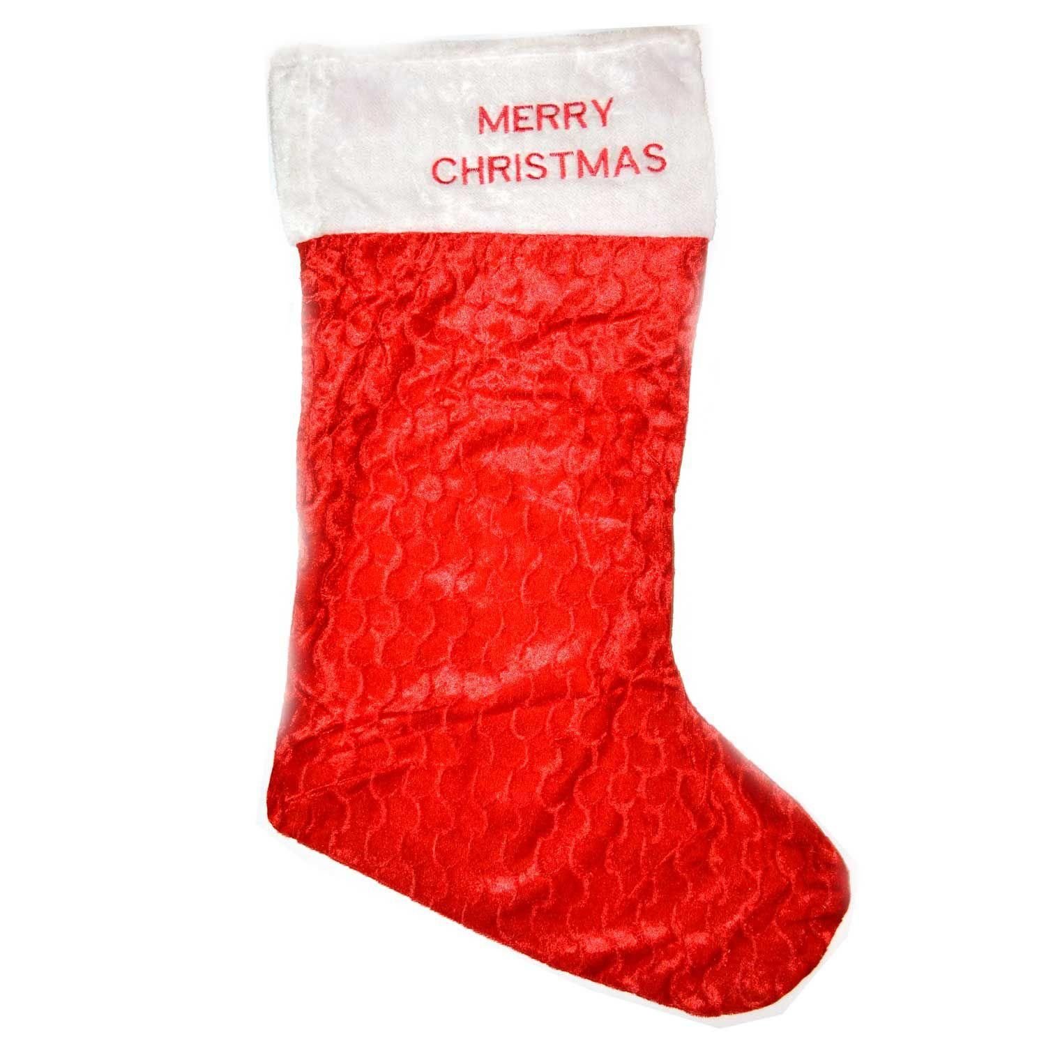 Shatchi 5PCS GIANT FATHER CHRISTMAS SANTA SACK RED STOCKING BAG GIFT PRESENTS XMAS BULK