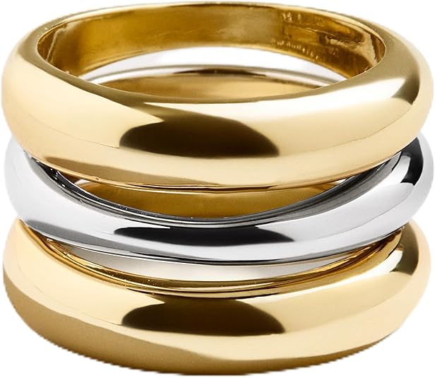 BaubleBar Moxie Statement Ring for Women GoldPlated