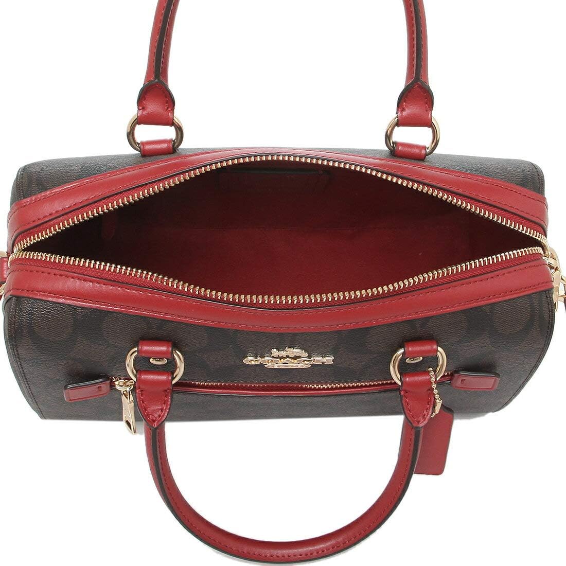 コーチ] バッグ(ショルダーバッグ) F83607 83607 ブラウン×1941レッド