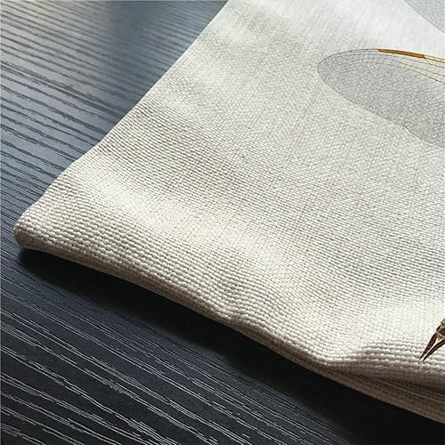 Miniatura 10 de Smooffly Funda de almohada estilo retro estilo rústico estilo retro color rojo oliva oscuro, de lino y algodón, funda de cojín lumbar, funda de