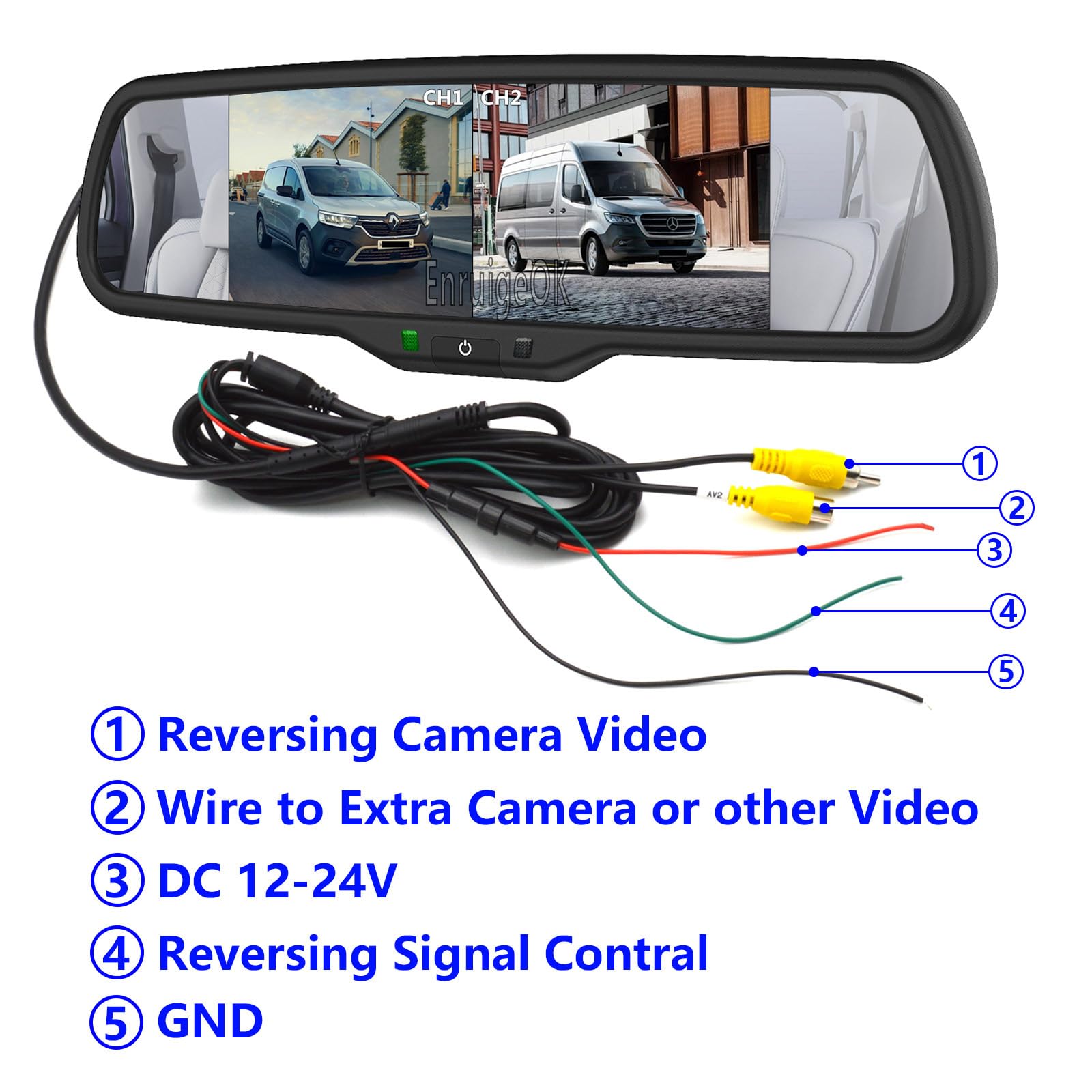Auto achteruitrijcamera, Voor Fiat Scudo, Voor Citroen Jumpy, Voor Peugeot Expert, Voor Toyota Proace 2007 2016 HD Remlicht Camera Stop Lights Camera