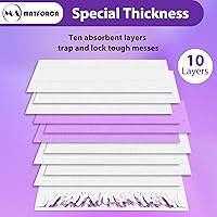 Vista 7 de Paquete de 6 almohadillas Swiffer Power Mop – Recambios desechables para mopa húmeda Swiffer Power Mop, almohadillas superabsorbentes para limpieza