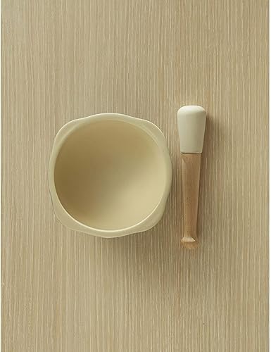 Miniatura 4 de Emile Henry Hecho en Francia Mortero Y Maja De Mortero, Rojo Borgoña