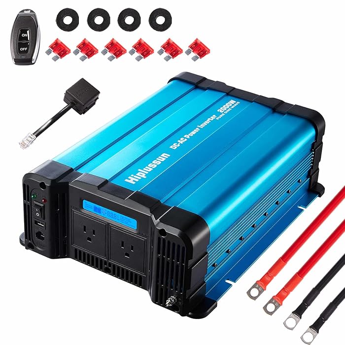 Buy 2000 Watt Inverter Pure Sine Wave Power Inverter, Hiplussun Solar
