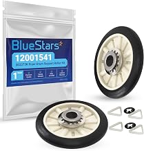 BlueStars 349241T Dryer Rear Drum Support Roller Kit - Compatible with Kenmore Whirlpool Estate Roper Dryers - Replaces PS347627 AP3098345 337089 3389901 3397588 WED4815EW1 NED4655EW1 WED4800XQ1