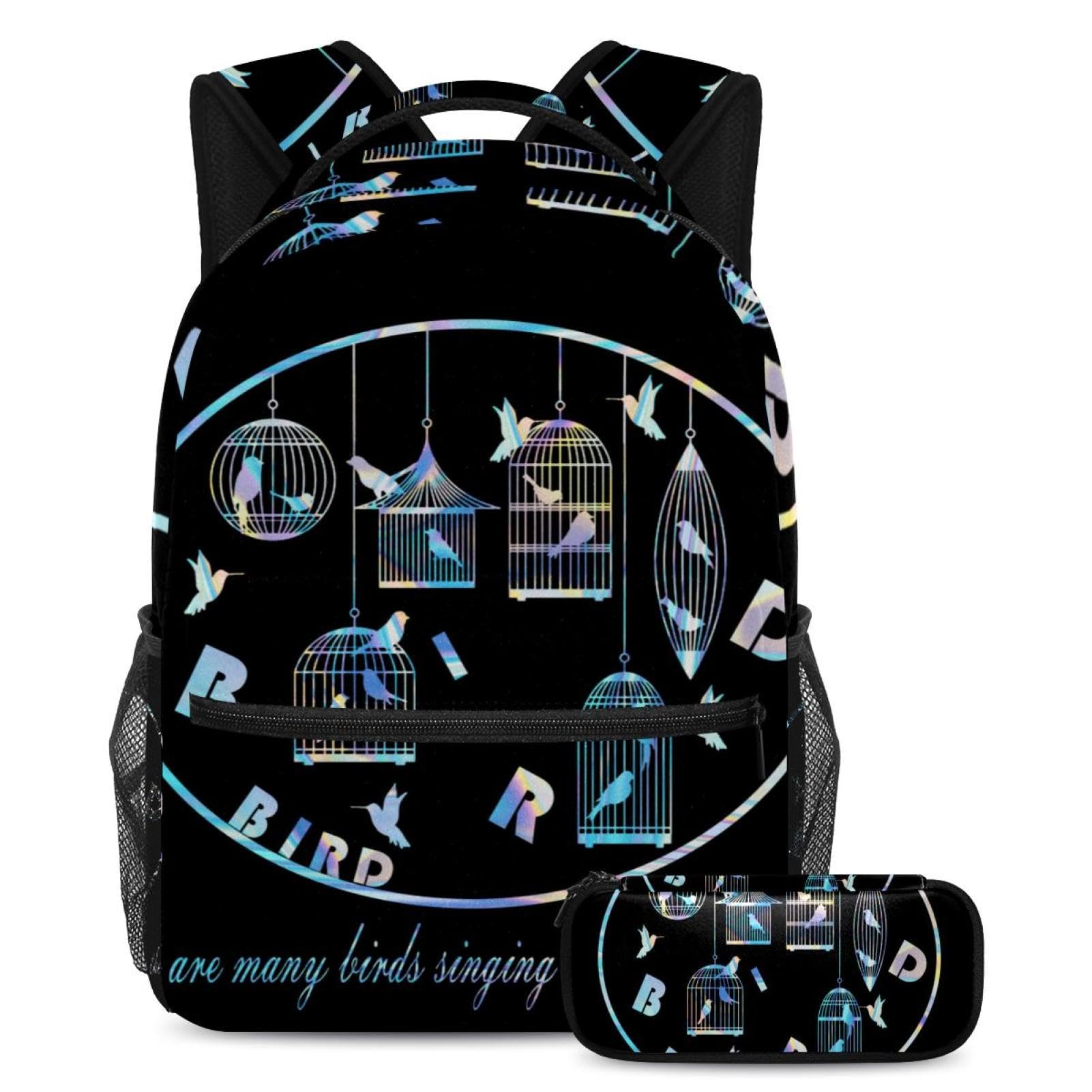 Sac à dos éléphant doré avec trousse école multicolore pour ado - 7