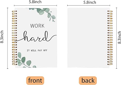 Miniatura 5 de Ecezatik Cuaderno de espiral de oficina, diario inspirador, cuadernos de regalos de oficina para mujeres, hombres, compañeros de trabajo, regalos