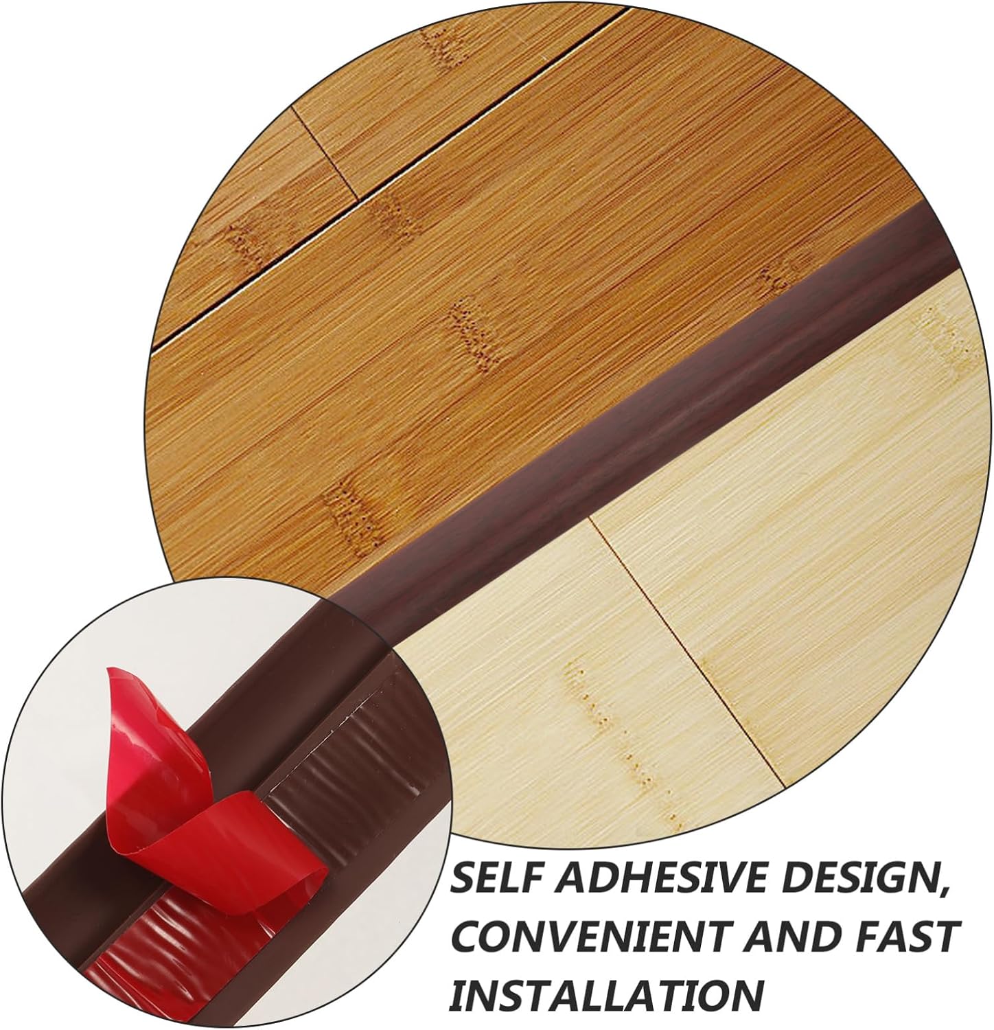 Wheelchair Ramp for Doorways Self-Adhesive Transition Strip Non- Edge Reducer for Access Oak up to Height Difference