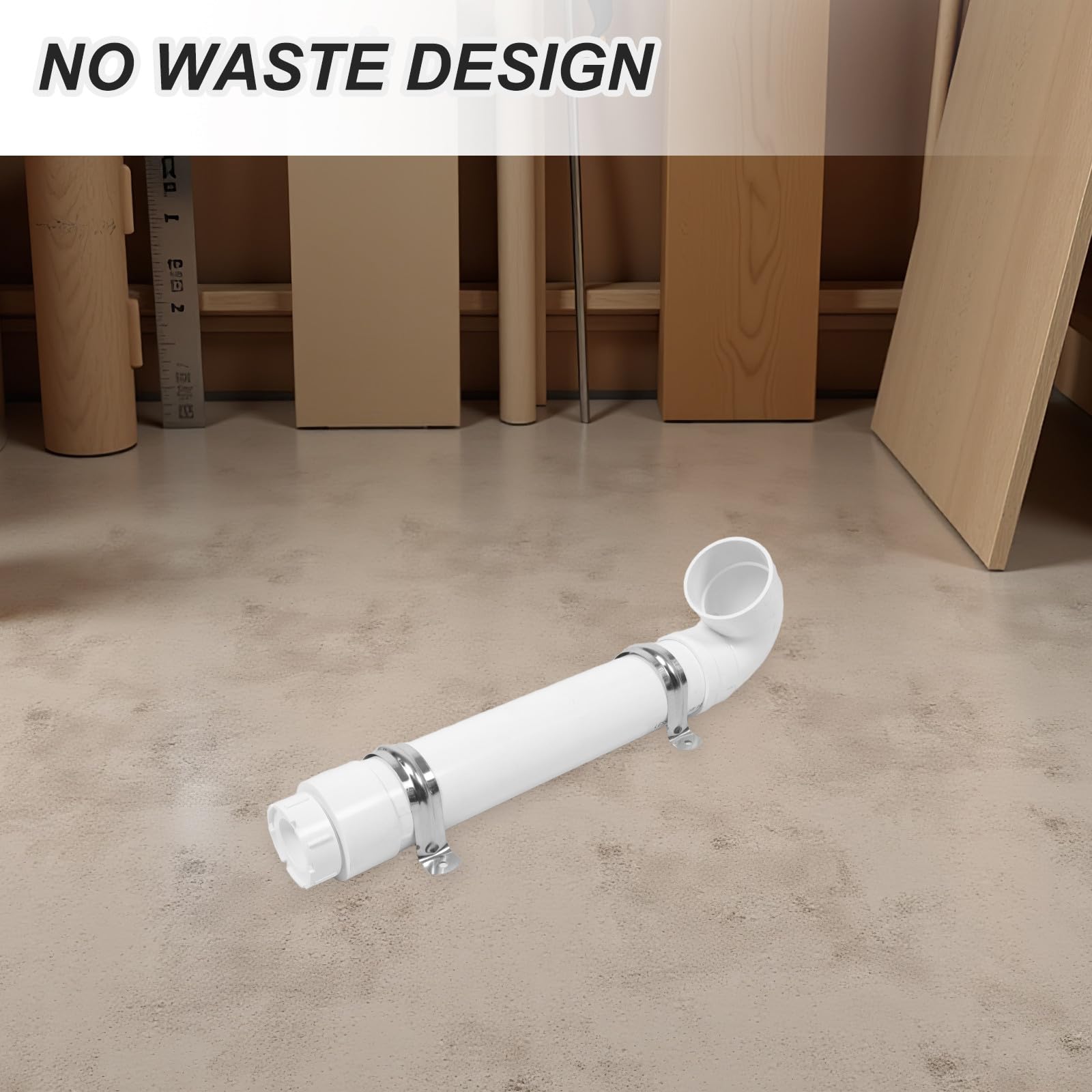 ibasenice 1 Juego de comedero de PVC para Pollos: comedero para Aves de Corral sin Desperdicio - dispensador automático de Comida para gallinas, Perros, Patos, Gatos y pájaros - Accesorios para