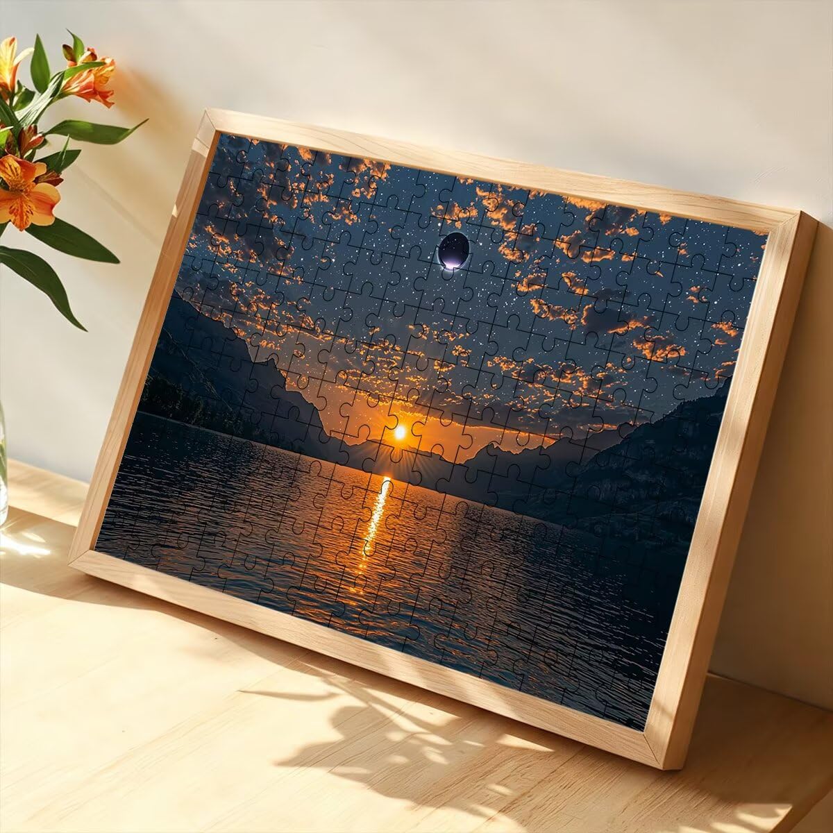 Puzzle 1500 elementów drewnianych dla dorosłych Krajobraz, Planeta Puzzle